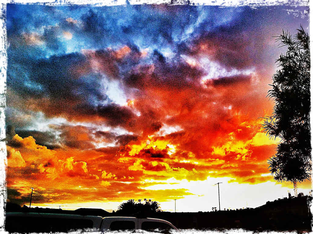 Rubescent Sunset Red Sunset by Between-TheLines on DeviantArt