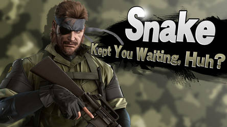 Snake - Smash Bros Splash Card