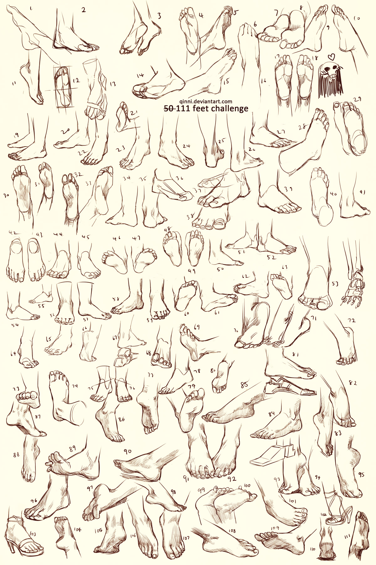 111 Feet sketches / references by Qinni on DeviantArt 111 Feet sketches / references by Qinni on DeviantArt