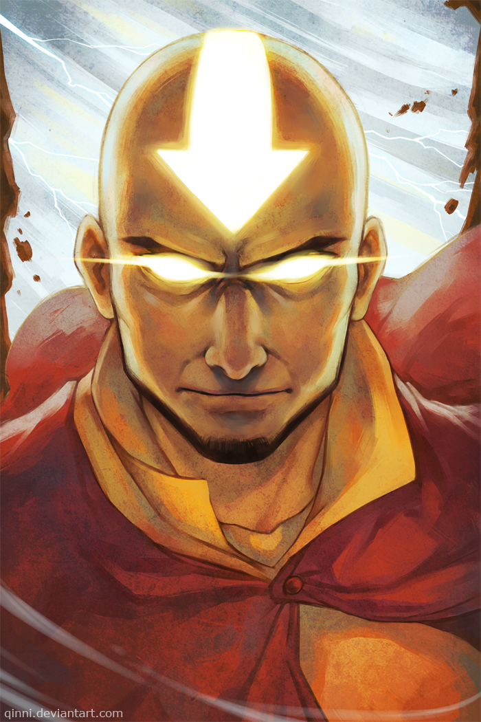 Avatar Aang by Qinni