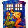 The Doctor's Wife - Watercolor cut-out