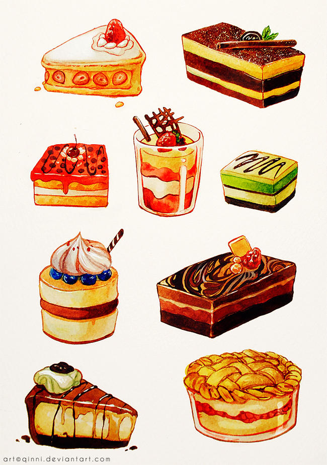 Cake :D by Qinni