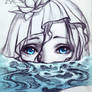 Mermaid in the pond