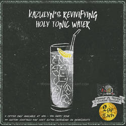 Kazulyns Revivifying Holy Tonic Water