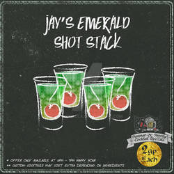 Jays Emerald Shot Stack