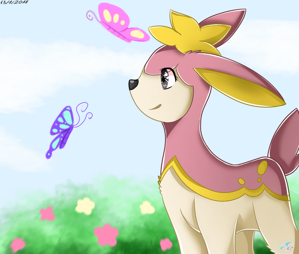 Pokemon Deerling ( spring ) by MagicalofBookstar on DeviantArt