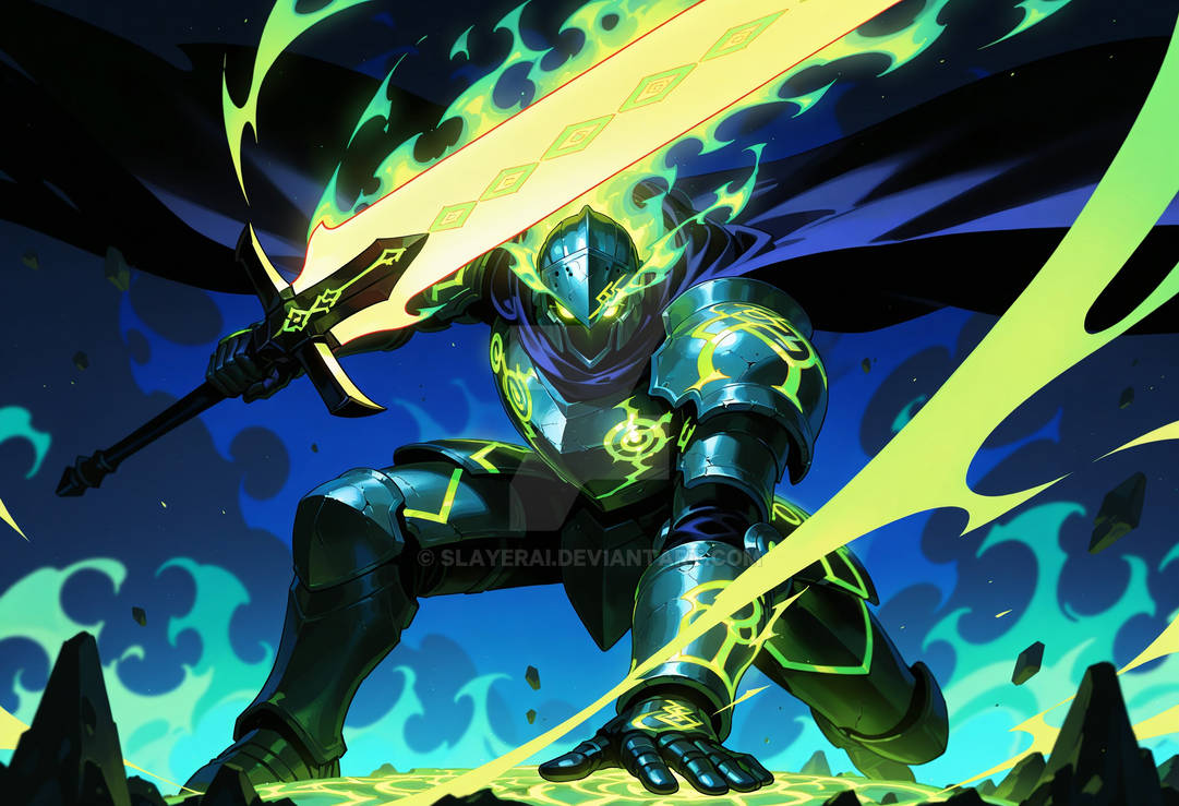 Green Knight 1 by SlayerAi on DeviantArt