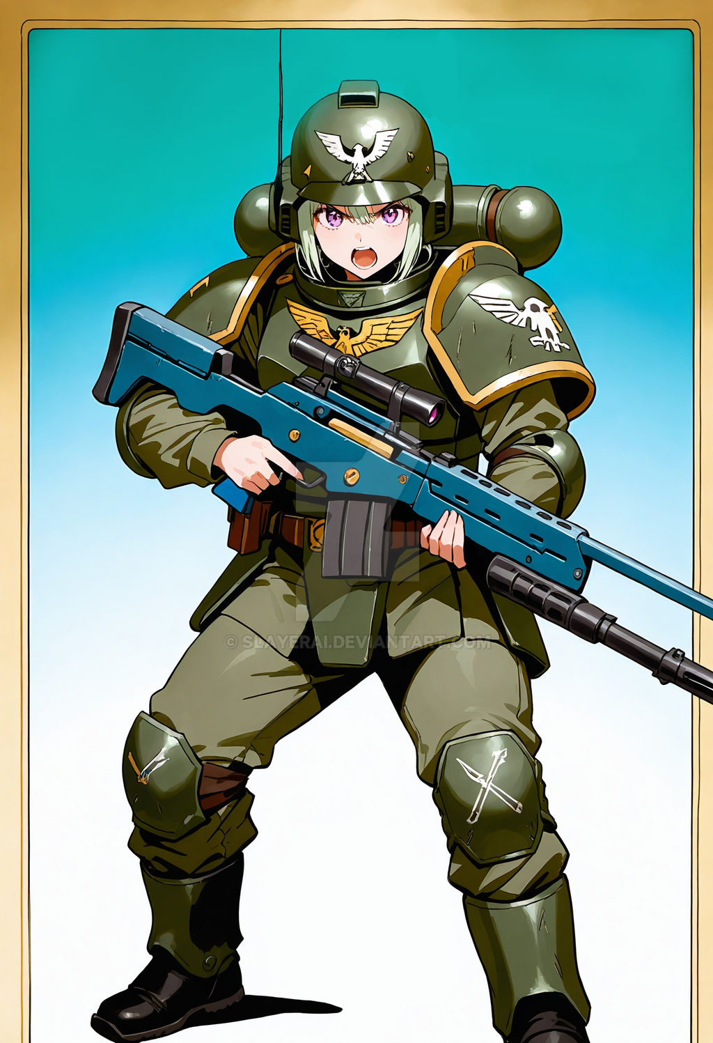 Deviantart Rifleman Guard Guardsman by SlayerAi on DeviantArt