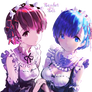 Render #9 :  Re zero :Rem And Ram