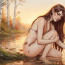 Elven Beauty by the Pond