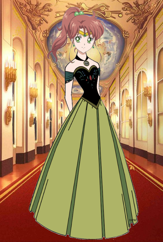 princess jupiter dress Sailor Moon Makoto Kino Sailor Jupiter Princess Dress Cosplay Costume