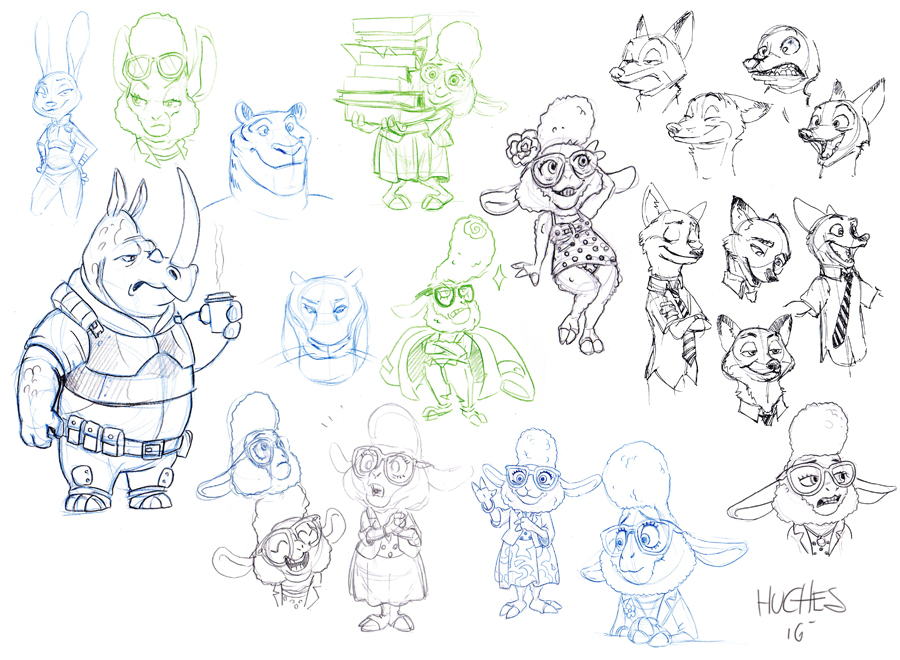 Zootopia Sketches