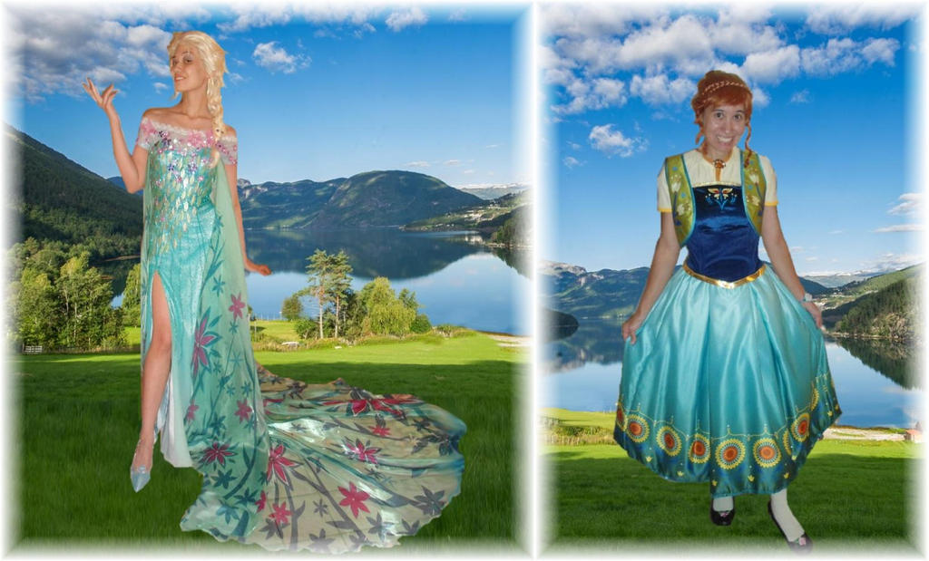 Elsa + Anna Frozen Fever Cosplay