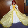 Queen Ariel 17inch Yellow Gown OOAK Doll