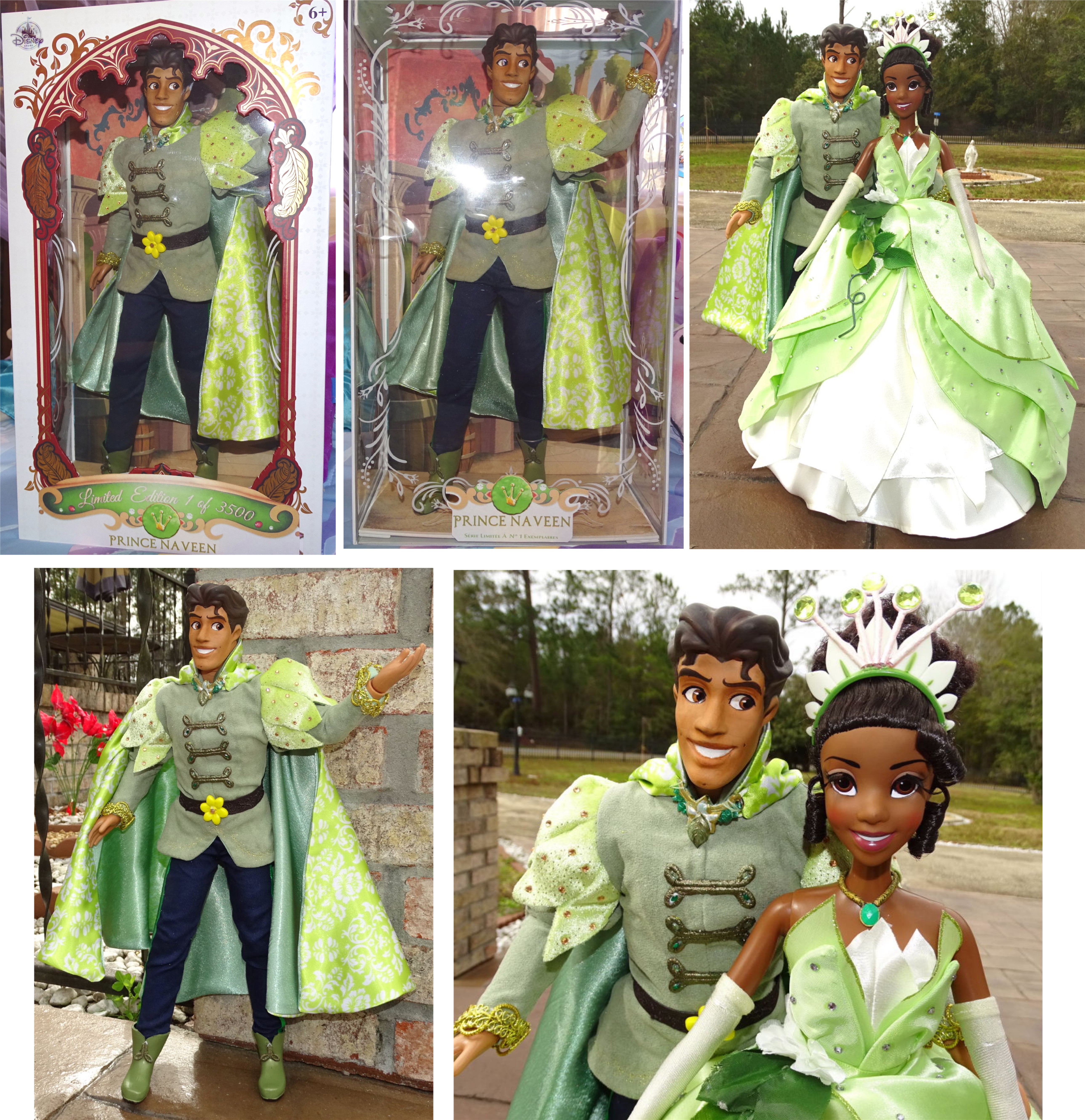 Disney Store Prince Naveen Disney Princess Mega Figurine Set