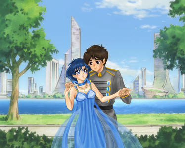 Crystal Tokyo Romance #3 - Greg x Princess Mercury