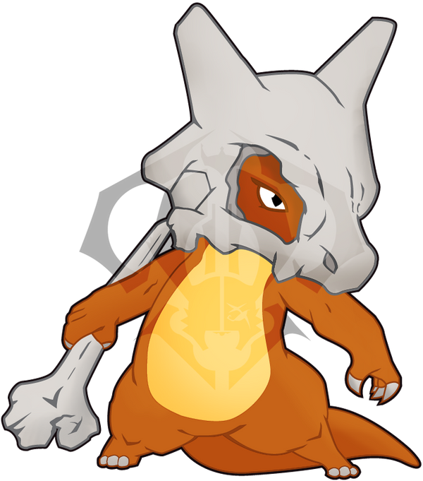 Cubone Reference Vector Sketch 42- Cubone by 347STUDIOS on DeviantArt