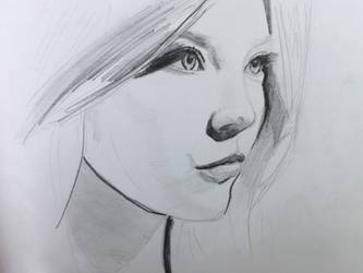 Natalie Dormer pencil sketch