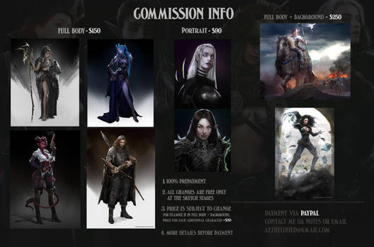 (OPEN) COMMISSION INFO MARCH-APRIL (5 slots)