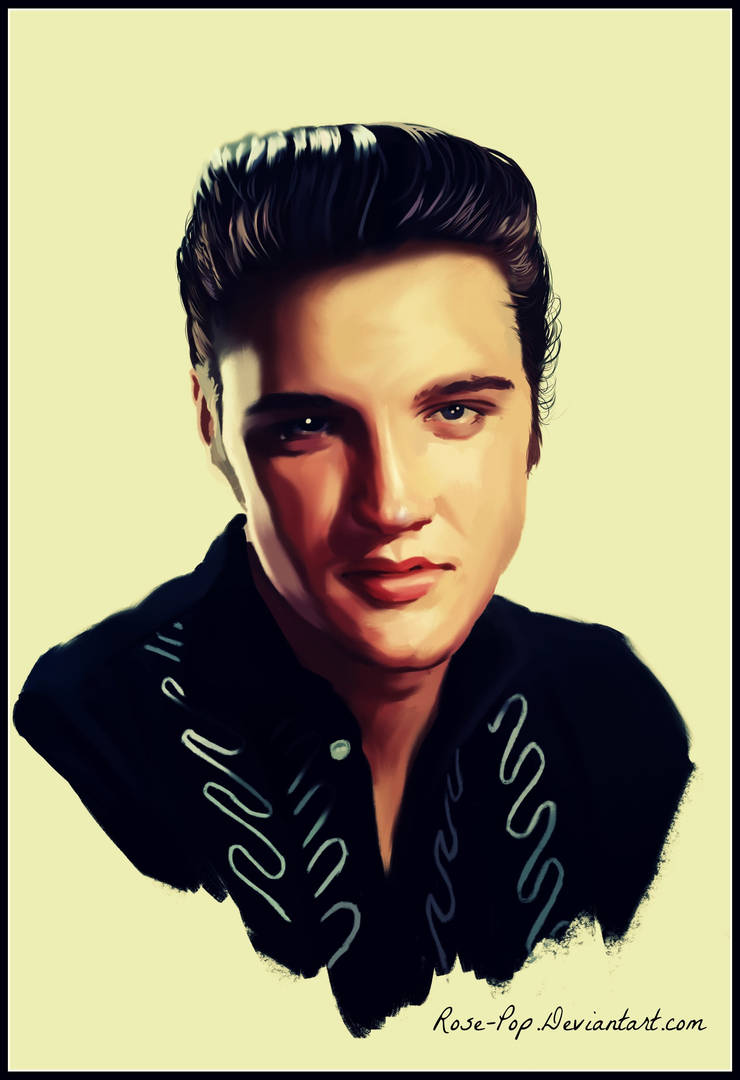 Elvis Presley by Rose-Pop on DeviantArt