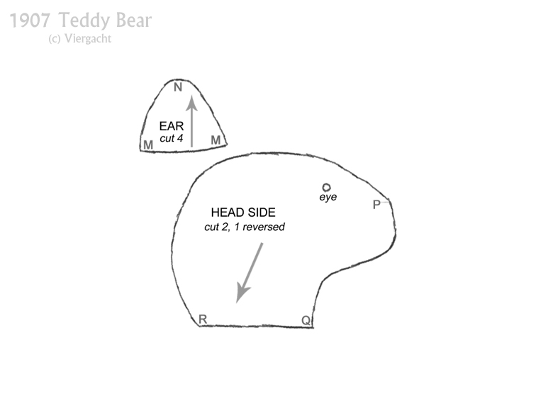 1907 Teddy Bear pattern 1