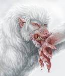 Albino Werewolf by Viergacht