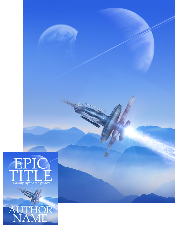 Sci Fi Blue Skies Book Cover