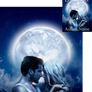Werewolf Romance Book Cover - Blue Mood