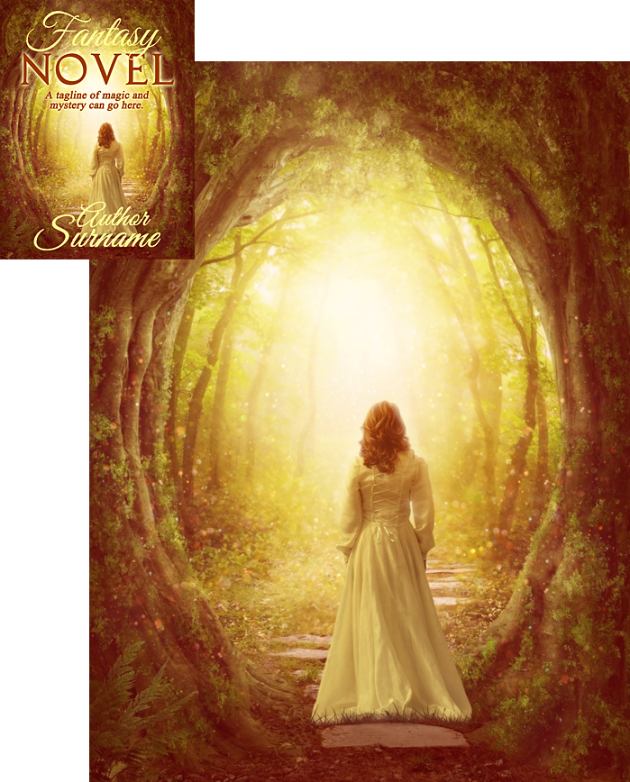 Path to the Golden Realm Premade Book Cover