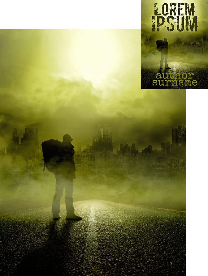 Green Smog Premade Book Cover