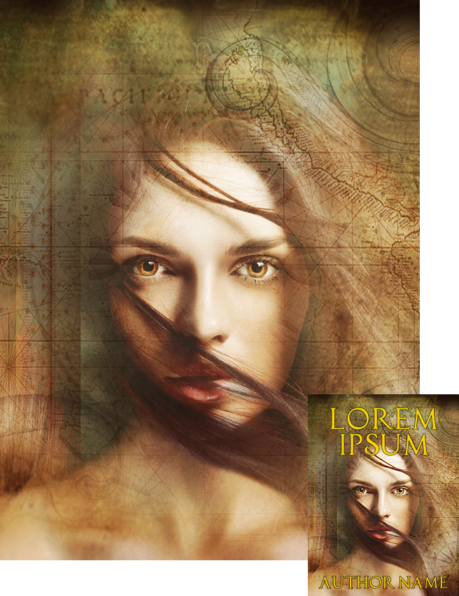 Mapbook Deviantart Map Girl Premade Book Cover by Viergacht on DeviantArt