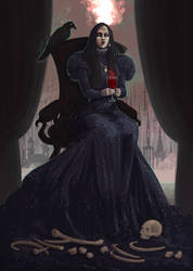 Aristocrat vamp woman