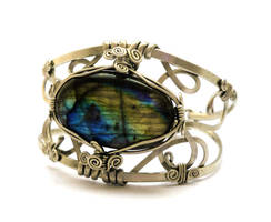 Wire Wrap Metal Bracelet