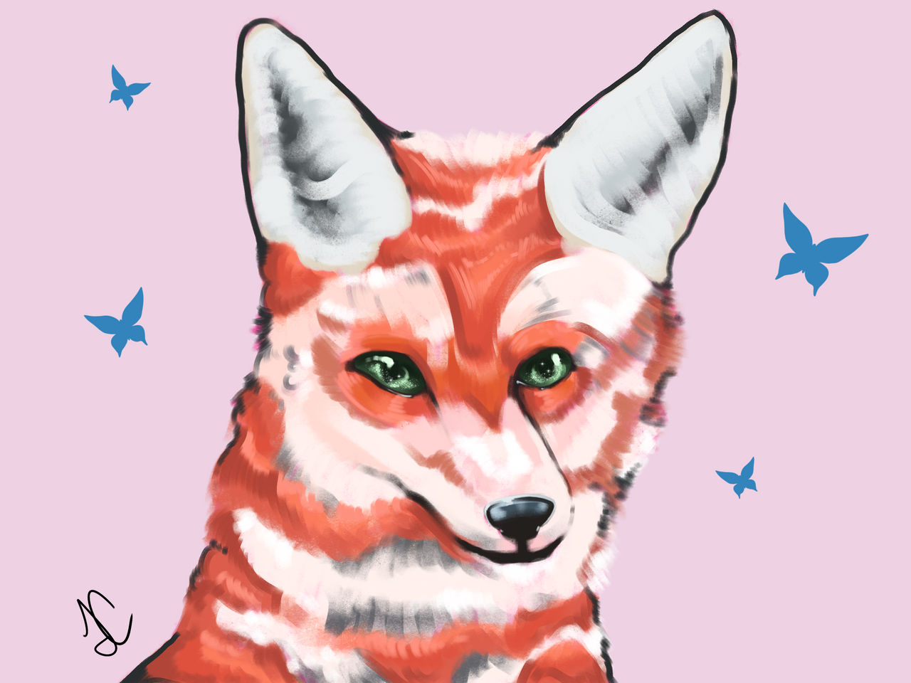 Red Fox Portrait by GalaxyTechno on DeviantArt