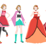 [Pokemon] TDA Serena All Contest Outfits - MMD