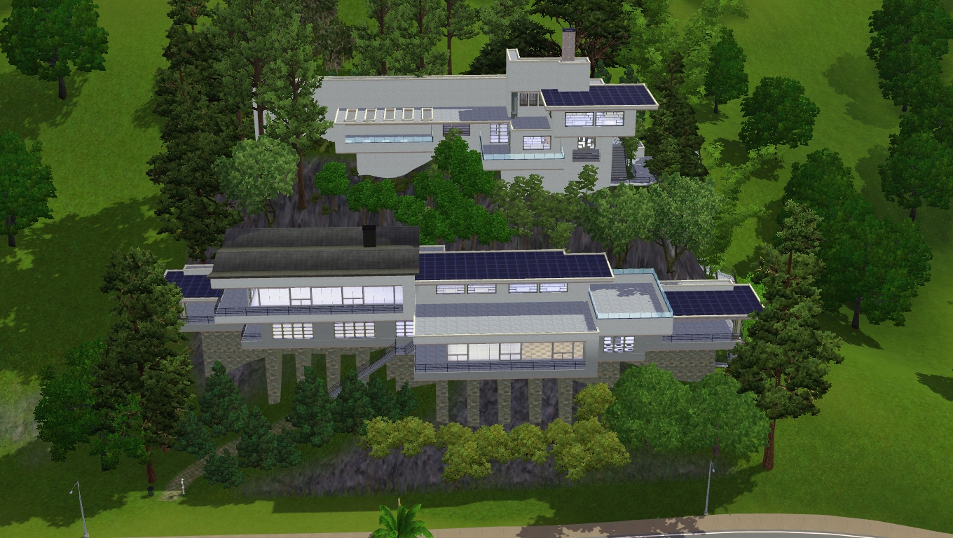 Sims 3 Hillside Villa