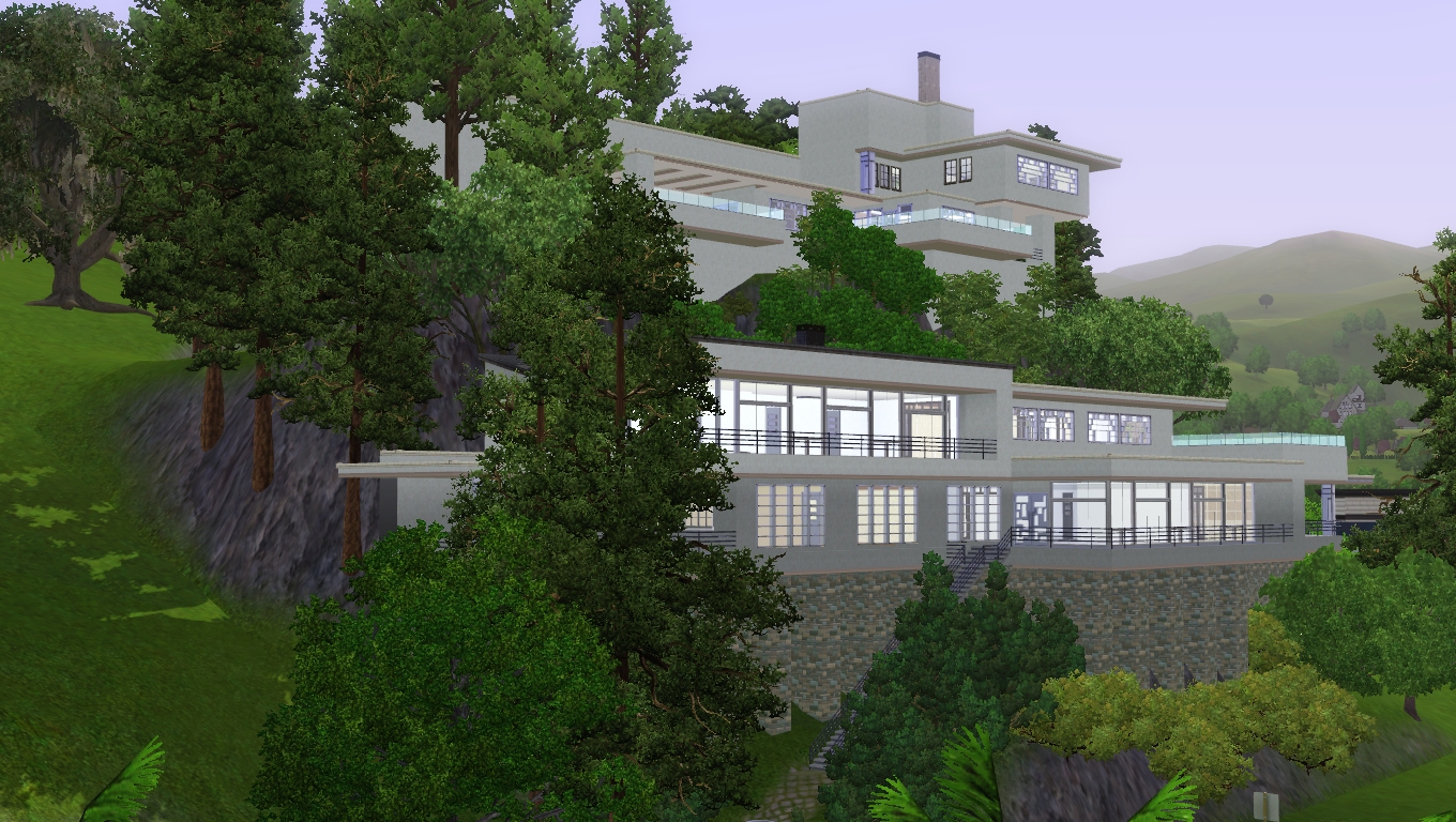 Sims 3 Hillside Villa