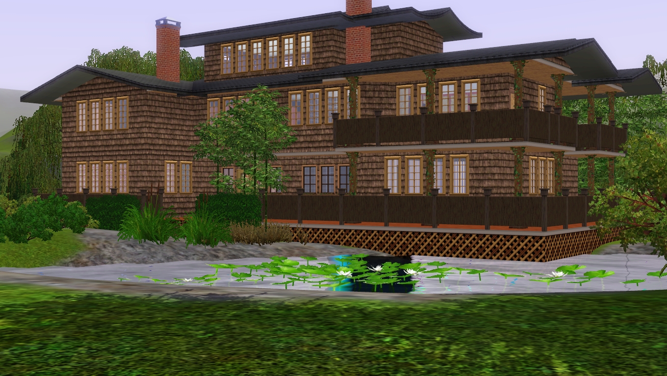 Sims 3 Lakeside house