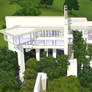 Sims 3 Modern hillside home