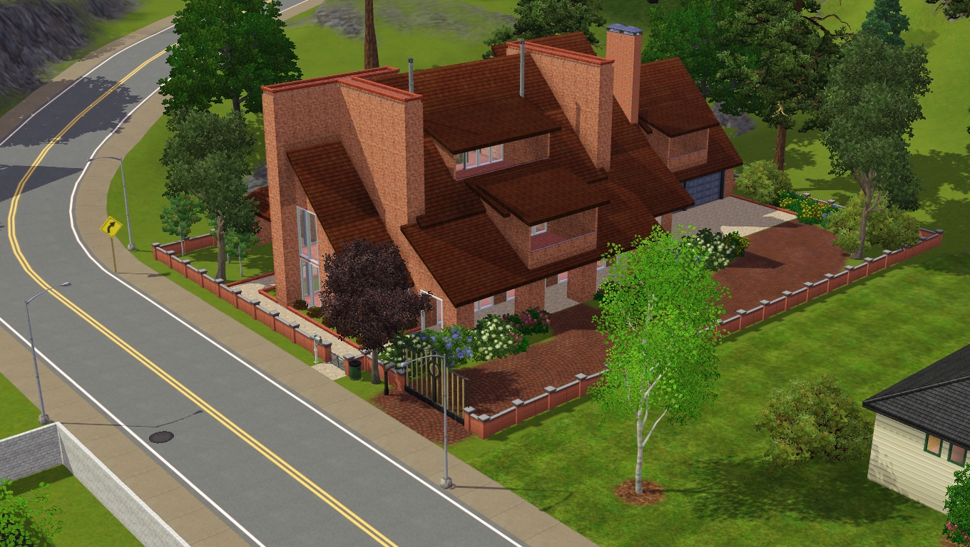 Sims 3 Modern family home