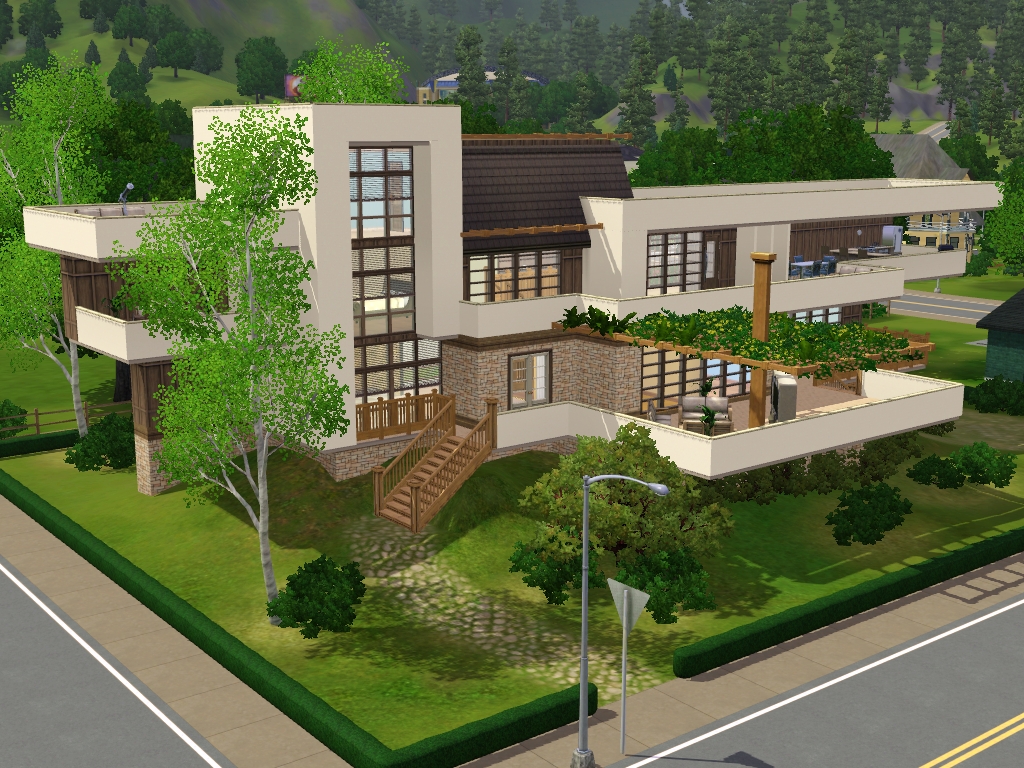 Sims 3 Modern Balconies