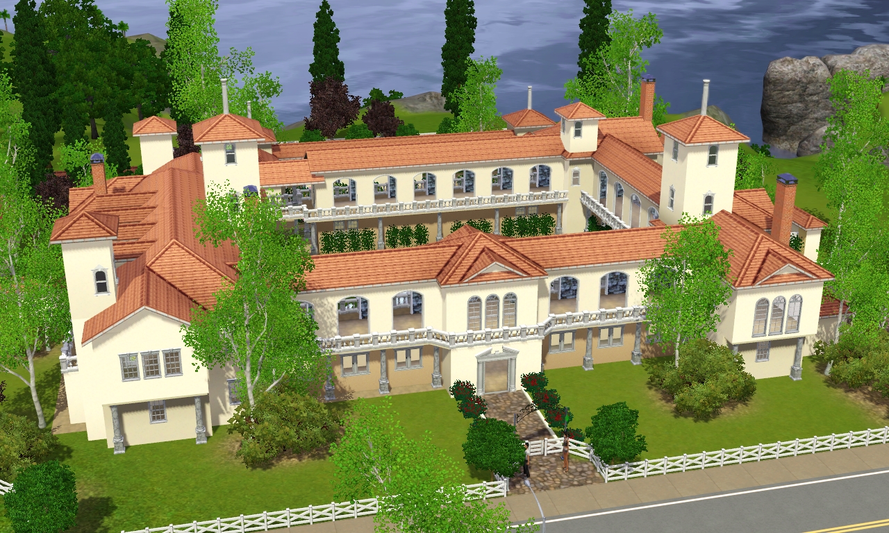 Sims 3 Spanish villa