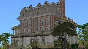 Sims 2 Victorian mansion