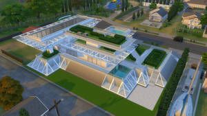 Sims 4 Futuristic Villa
