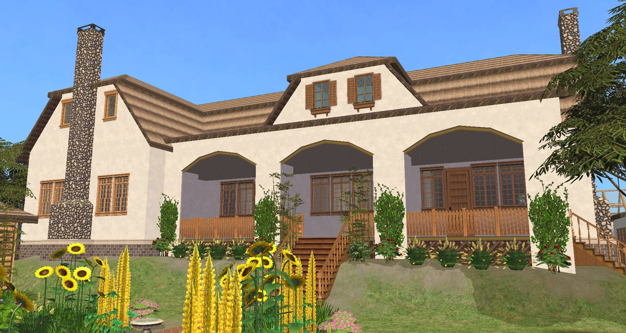 Sims 2 Ranch House Sims 2 Farm House by RamboRocky on DeviantArt