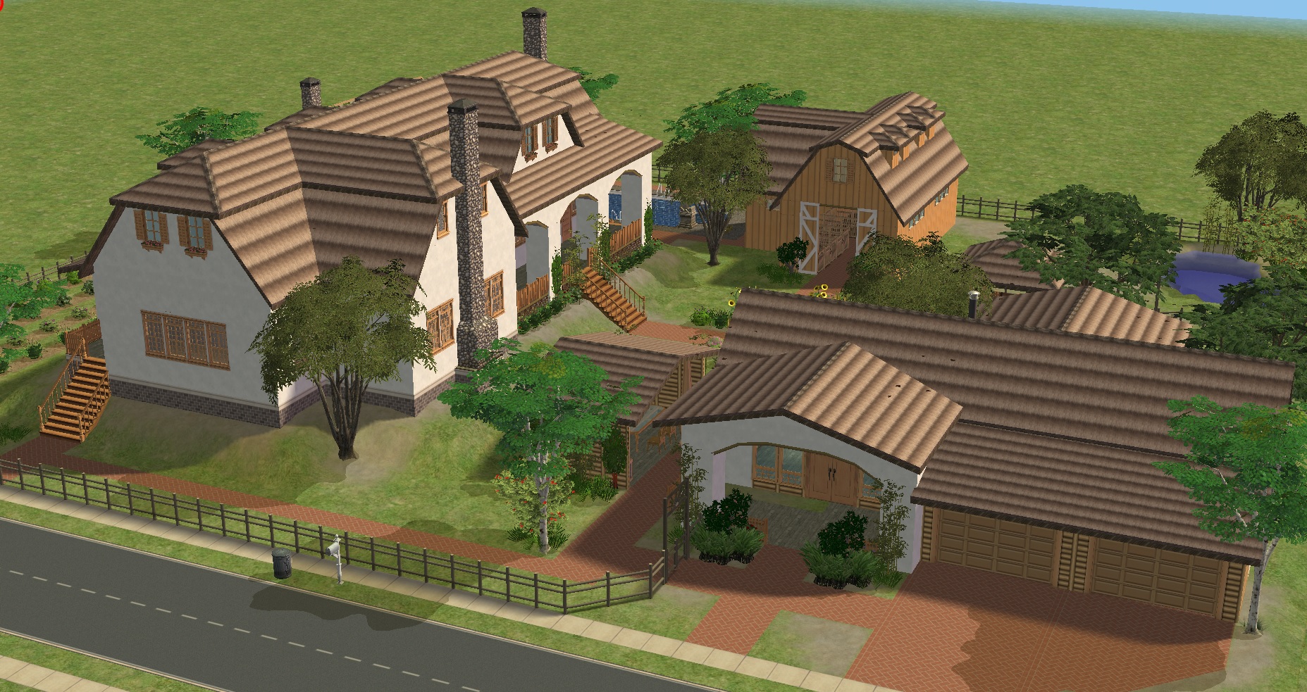 Sims 2 Farm House 01 by RamboRocky on DeviantArt