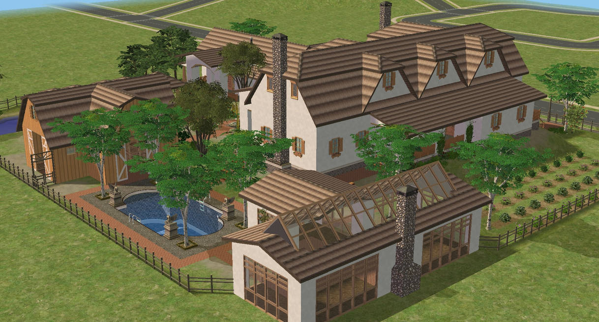 Sims 2 Farm House 04 by RamboRocky on DeviantArt