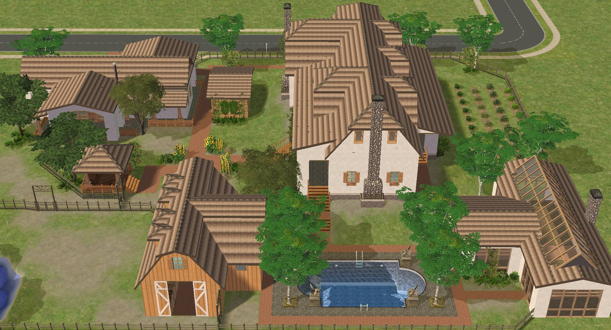 Sims 2 Ranch House Sims 2 Farm House 05 by RamboRocky on DeviantArt