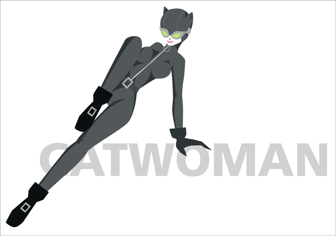 Catwoman...in gray