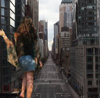 Giantess in an Empty City